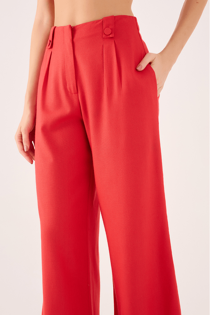 Calça Linho Pregas