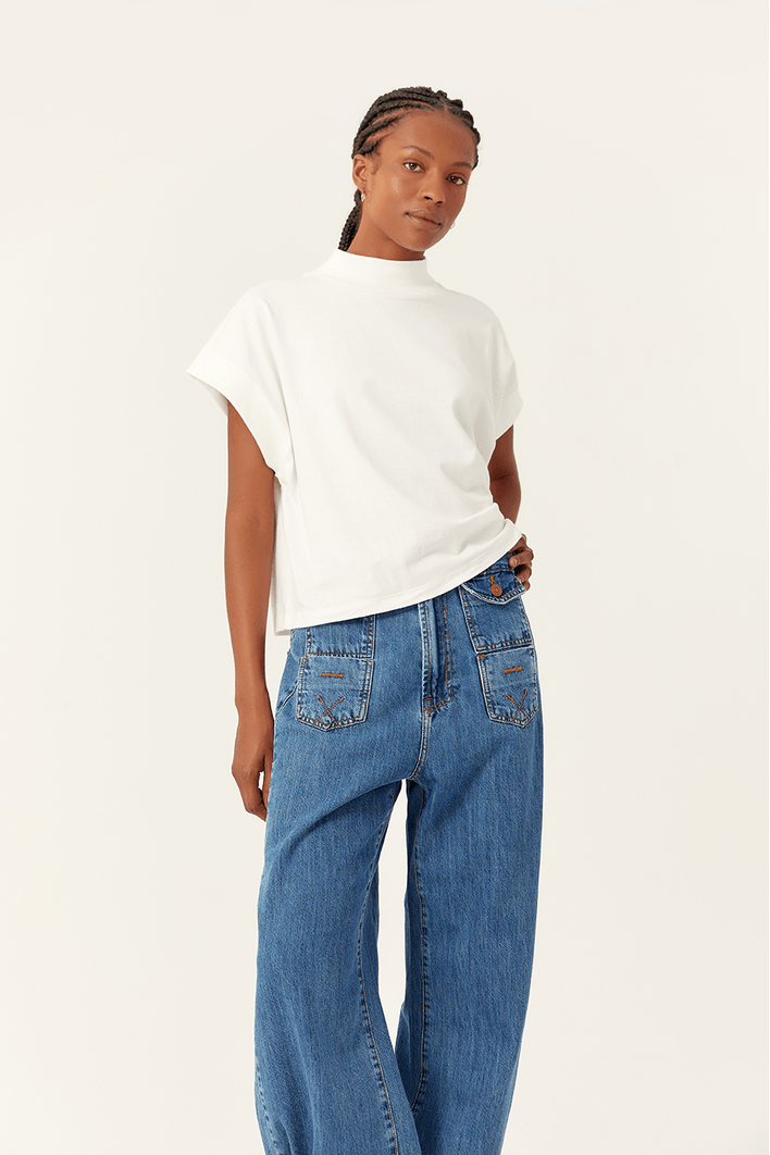 Calça Jeans Bolsos