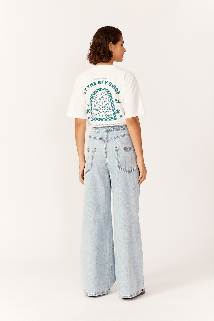 Calça Jeans Pala Virada