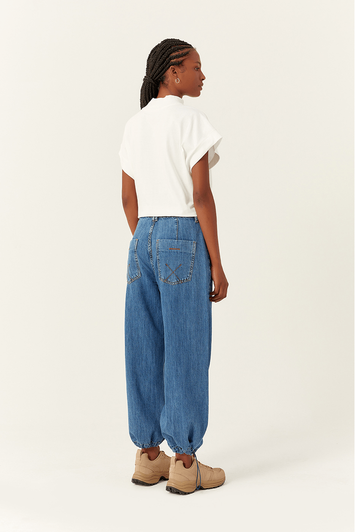 Calça Jeans Bolsos