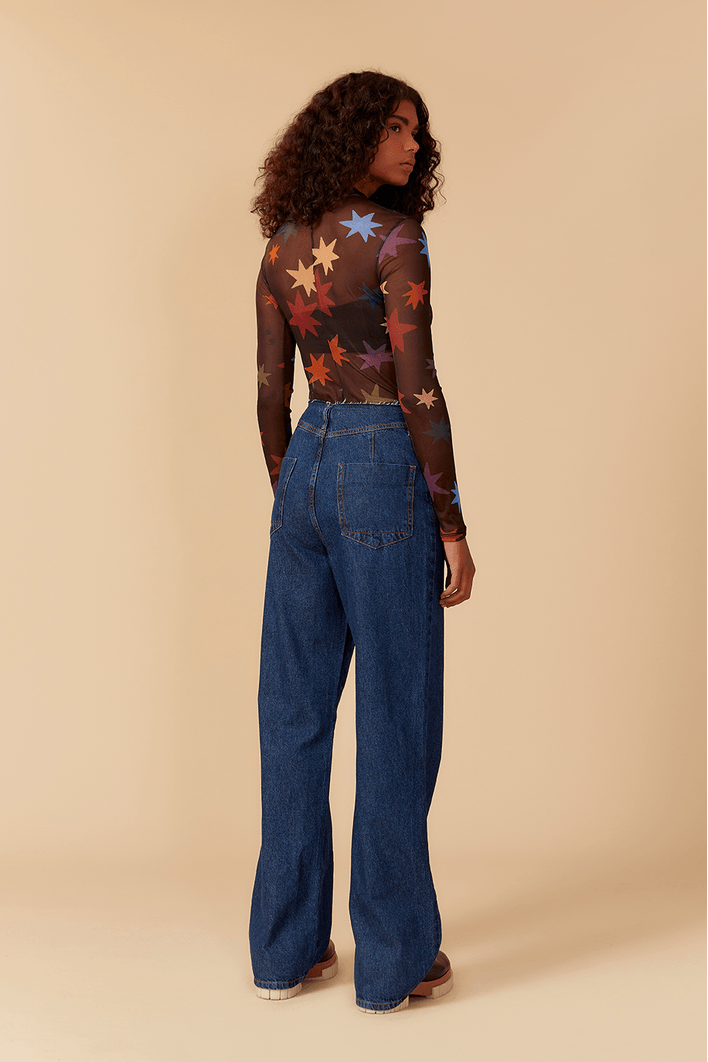 Calça Jeans Cós Desfiado