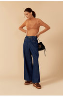 Calça Jeans Dark Pespontos