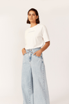 Calça Jeans Pala Virada