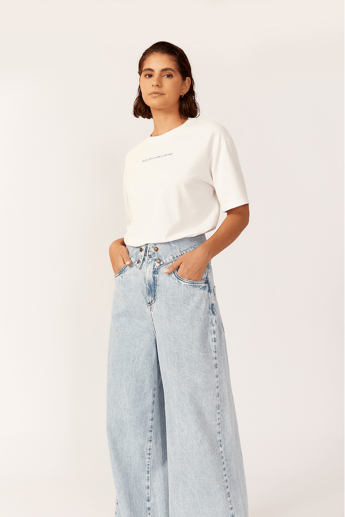 Calça Jeans Pala Virada