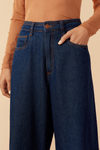 Calça Jeans Dark Pespontos