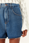 Short Jeans Detalhe Lateral
