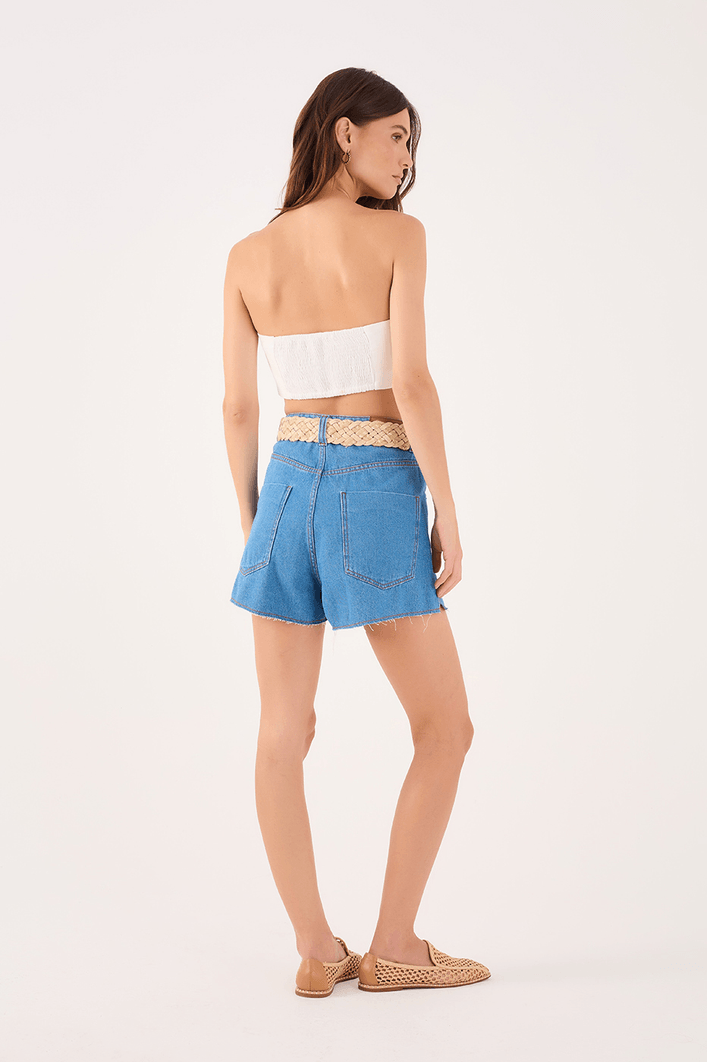 Short Jeans Basic Médio