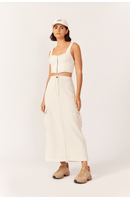 Saia Cropped Utilitária Cotelê