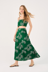 Saia Midi Linho Bordado Recife