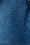 Saia Jeans Pregas Bolso