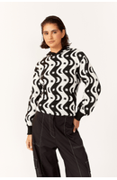 Casaco Tricot Estampa Alquimia