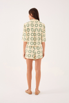 Saia Short Linho Estampa Raiar