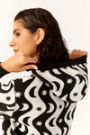 Casaco Tricot Estampa Alquimia