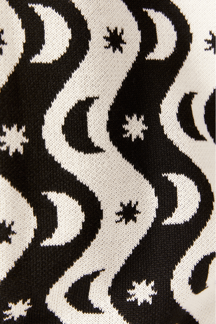 Casaco Tricot Estampa Alquimia