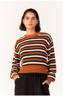 Casaco Tricot Listrado