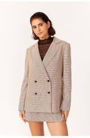 Blazer Oversized Xadrez Alfaiataria