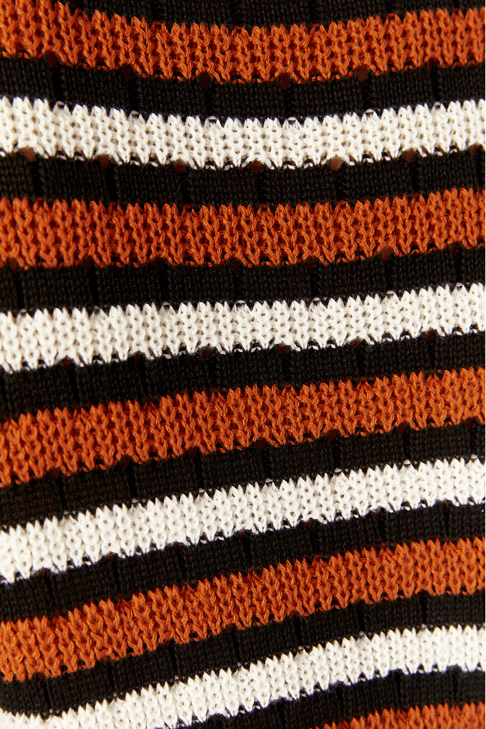Casaco Tricot Listrado