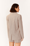 Blazer Oversized Xadrez Alfaiataria