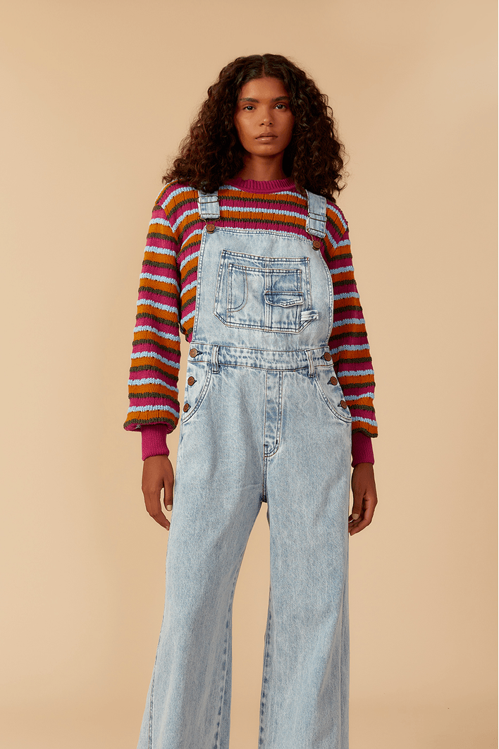 Jardineira Jeans Vintage