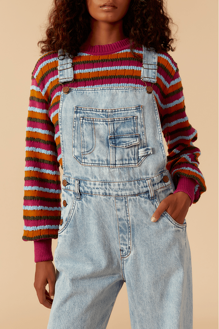 Jardineira Jeans Vintage