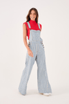Jardineira Sarja Listra Denim