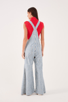 Jardineira Sarja Listra Denim