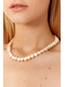 Colar Cosmos Estrelas dourado/off white - U