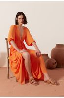 Vestido Voil Decote V