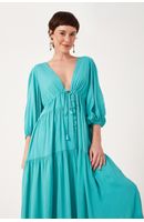 Vestido Voil Decote V