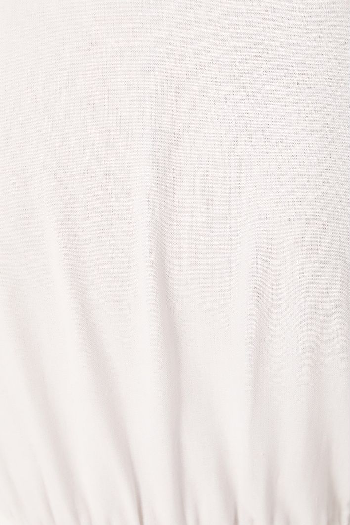 Vestido Linho Longuete Bordado Black