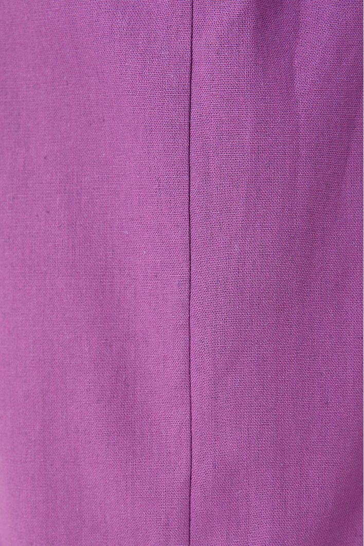 Vestido Midi Linho Busto Torcido
