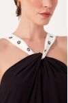 Vestido Alça Bordada