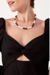 Vestido Curto Linho Bordado