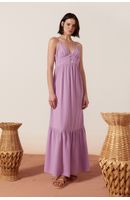 Vestido Longo Amarracao Pescoco