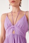 Vestido Longo Amarracao Pescoco