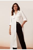 Vestido Chemisier Barra Irregular