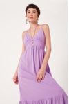 Vestido Longo Amarracao Pescoco