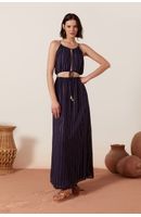 Vestido Lurex Decotado