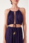 Vestido Lurex Decotado