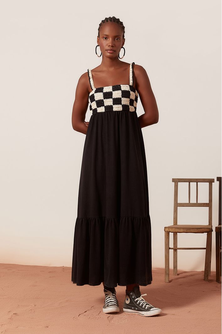 Vestido Busto Crochet Pb