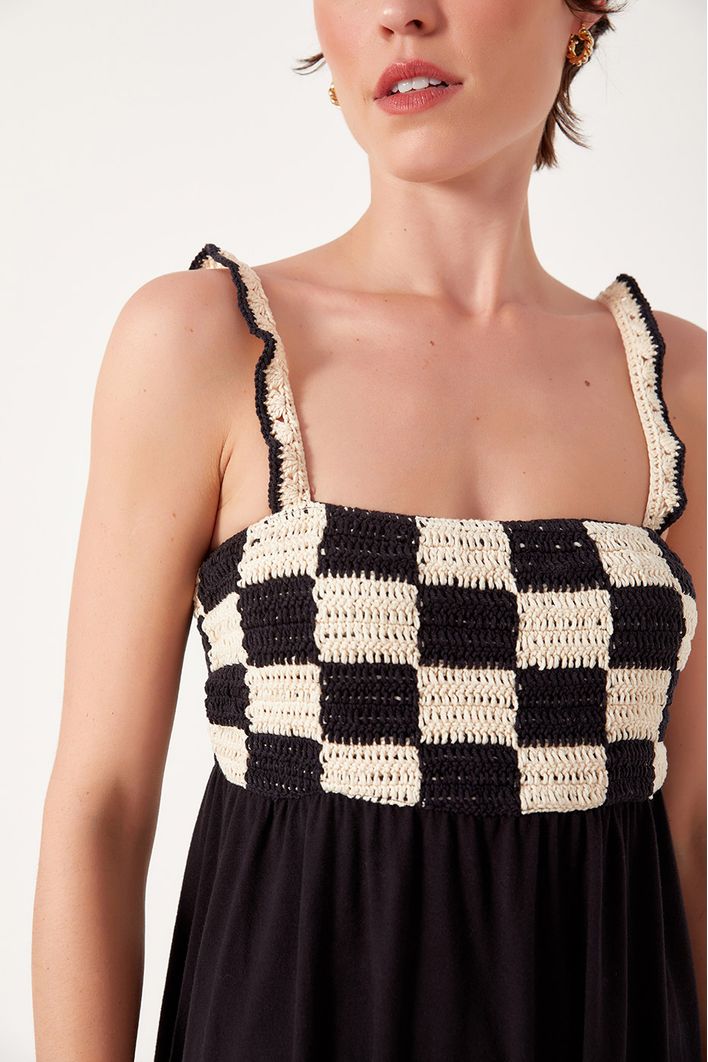 Vestido Busto Crochet Pb