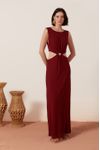 Vestido Vazado Malha Crepe