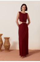 Vestido Vazado Malha Crepe