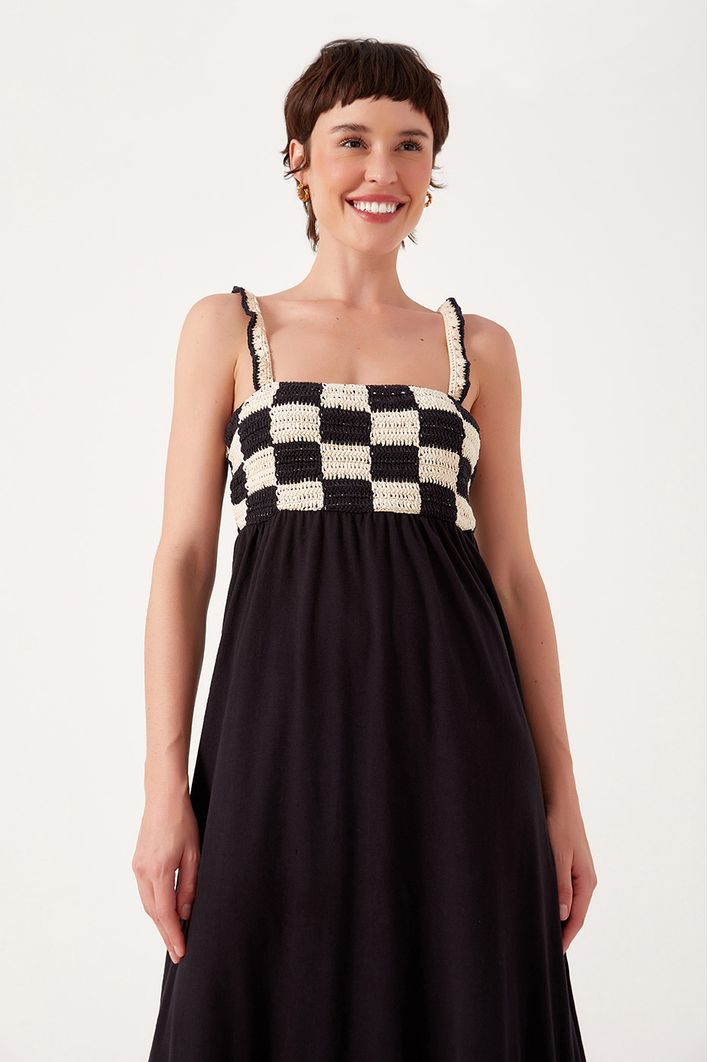 Vestido Busto Crochet Pb