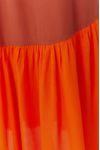 Vestido Longuete Crepe Recorte Decote