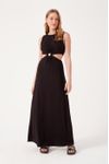 Vestido Vazado Malha Crepe