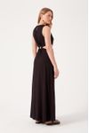 Vestido Vazado Malha Crepe