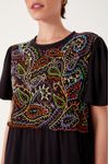 Vestido T-shirt Bordado