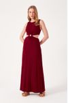 Vestido Vazado Malha Crepe