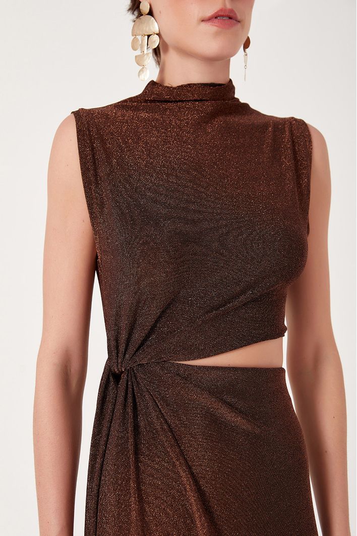 Vestido Malha Lurex